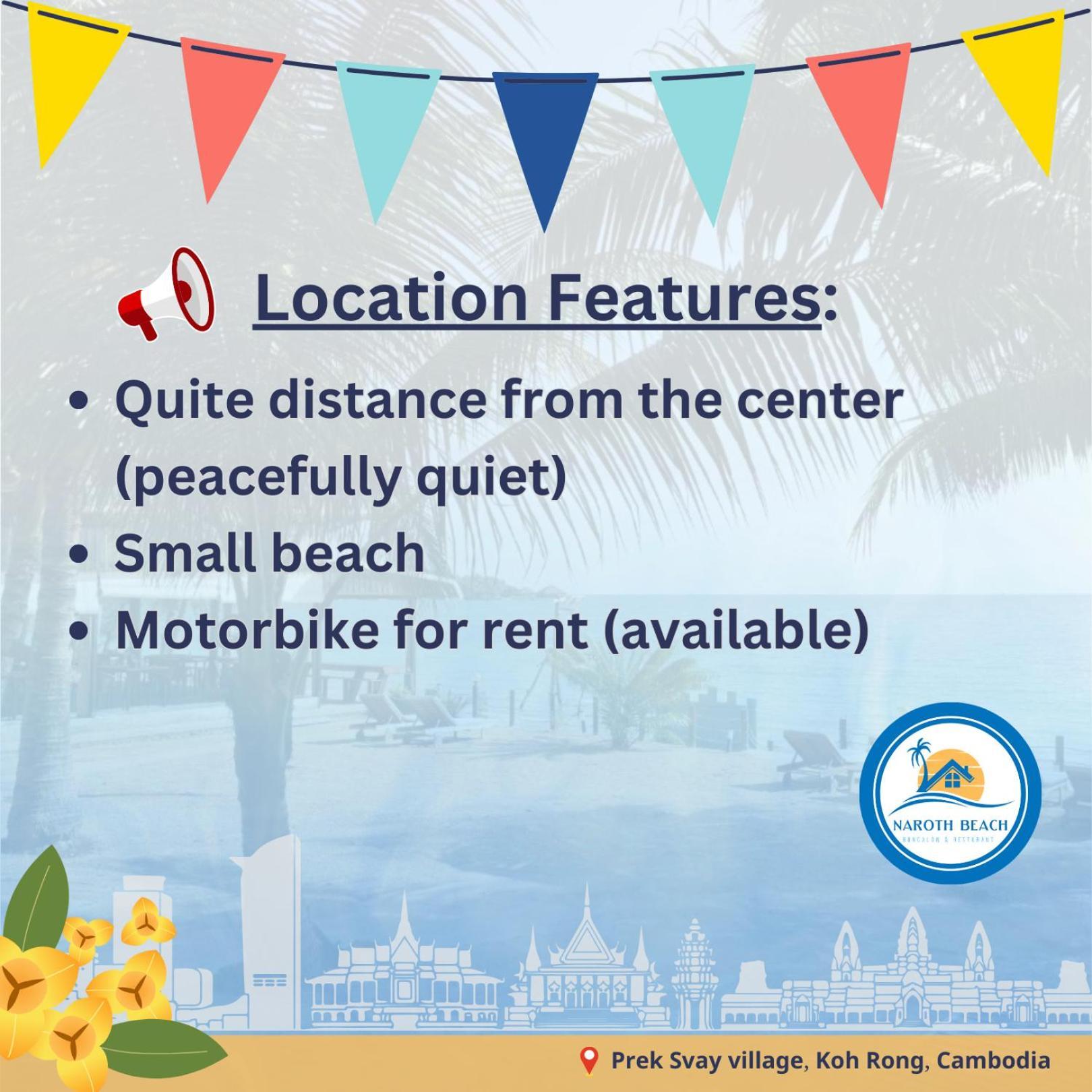 Naroth Beach Bungalow Prek Svay Village Екстер'єр фото